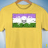 Genderqueer Pride Pirate Flag Premium Unisex T-Shirt - Yellow